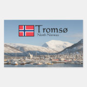 トロムノルウェー 長方形シール (正面)
