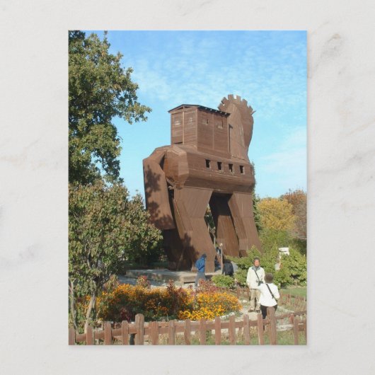 トロヤンホース ポストカード (正面)