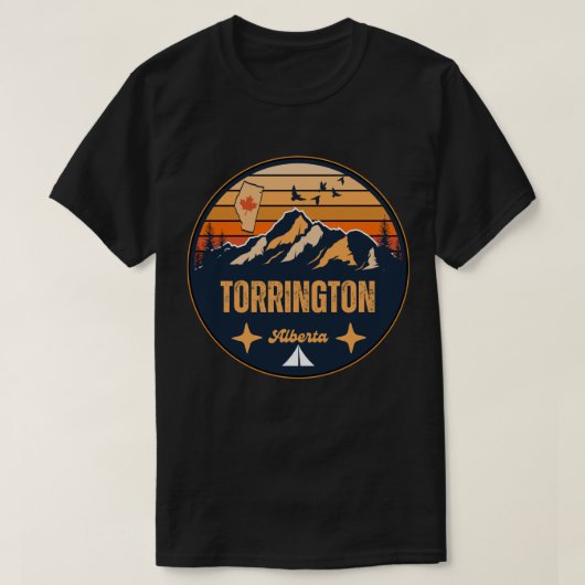 トロリントン アルバータ州 Tシャツ (デザイン正面)