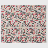 トロリーの問題 – 橋の上の太い男 ラッピングペーパー (フラット)