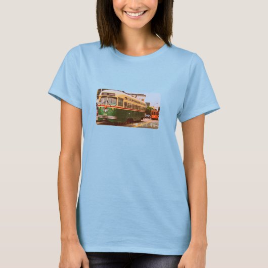 トロリーはおもしろい Tシャツ (正面)