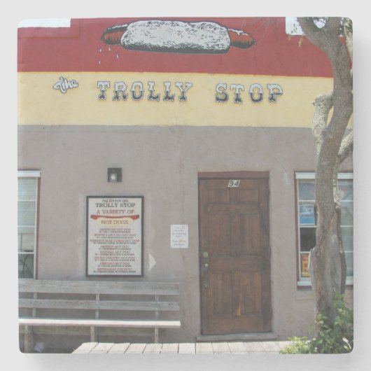 トロリー停止 ストーンコースター (正面)