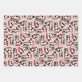 トロリー問題のラッピング紙(3デザイン) ラッピングペーパーシート (正面3)