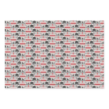 トロリー問題のラッピング紙(3デザイン)