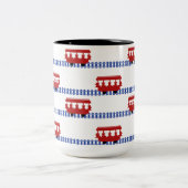 トロリー15オンス ツートーンマグカップ (中央)