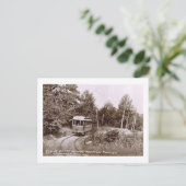 トロリー、オレンジマウンテン、西オレンジ、NJヴィンテージ ポストカード (スタンド正面)