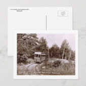 トロリー、オレンジマウンテン、西オレンジ、NJヴィンテージ ポストカード (正面/裏面)