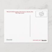 トロリー・ドッグ！ ポストカード (裏面)