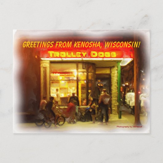 トロリー・ドッグ！ ポストカード (正面)