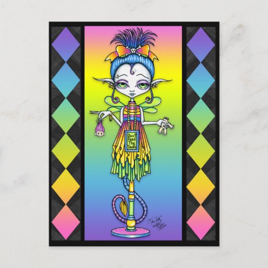 トロリー ピクシー スティック サイドショー フリーク トロール ポストカード (正面)