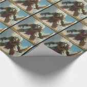 トロルバッククリケット誕生日ラップ紙 ラッピングペーパー (角)