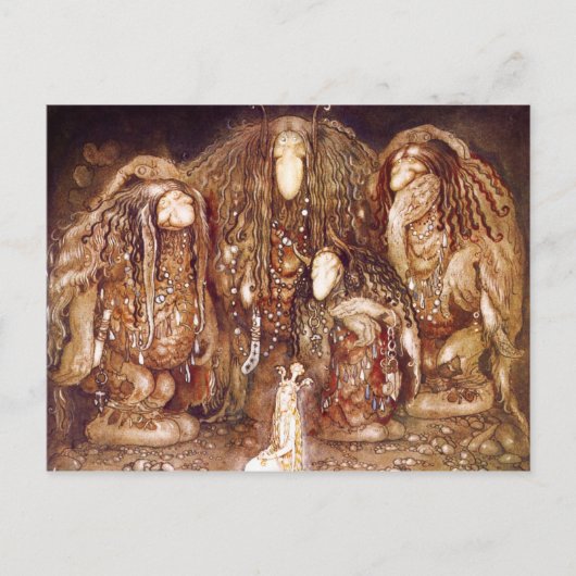 トロルファミリーとプリンセス ポストカード (正面)