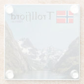 トロルフィヨルドロフテン ガラスコースター (裏面)