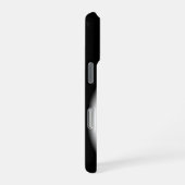 トロルブラックアンドホワイトデザイン iPhoneケース (右側面)