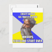 トロル・ゴッド・フラッド ポストカード (正面/裏面)