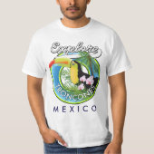 トロンコネス・メキシコのレトロロゴを探索 Tシャツ (正面)