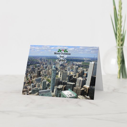 トロントからクリスマスを祝って カード (正面)