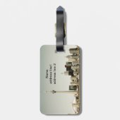 トロントのスカイライン旅行荷物のラベル ラゲッジタグ (裏面縦)