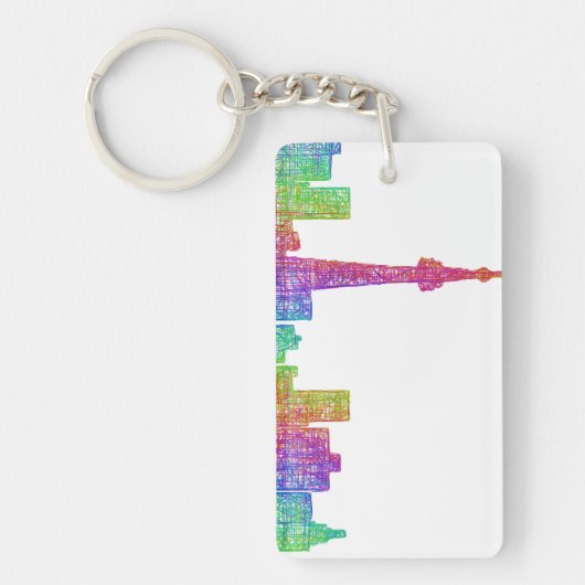 トロントのスカイライン キーホルダー (正面)