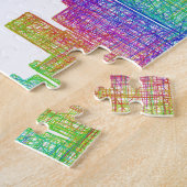 トロントのスカイライン ジグソーパズル (側面)