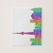 トロントのスカイライン ジグソーパズル (縦)