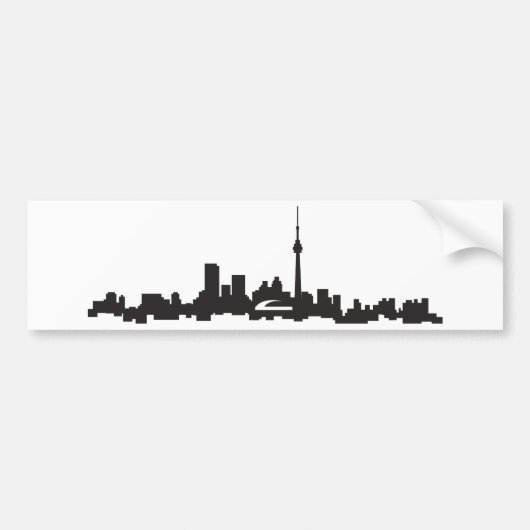 トロントのスカイライン バンパーステッカー (正面)