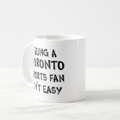 トロントのスポーツファンでいること コーヒーマグカップ (正面左)