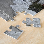 トロントのブロア通りウエストで冬のパズル ジグソーパズル (側面)