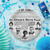 トロントの人々のヴィンテージ新聞 ペーパープレート (パーティー)