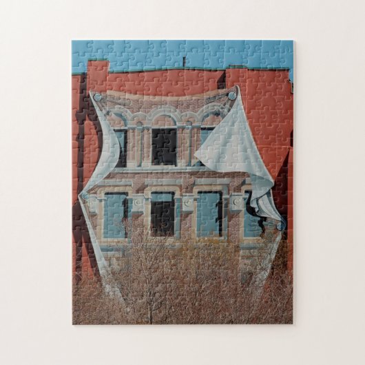 トロントの壁画アートグラフィティ。 ジグソーパズル (縦)