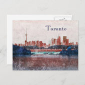 トロントの夢のようなスカイライン ポストカード (正面/裏面)