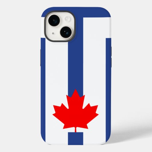 トロントの旗のアップルケースメイト Case-Mate iPhoneケース (裏面)