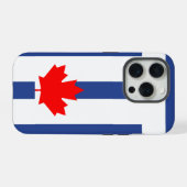 トロントの旗のApple iPhone 15 Pro Case-Mate iPhoneケース (裏面横)