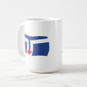 トロントの旗マグ コーヒーマグカップ (正面左)