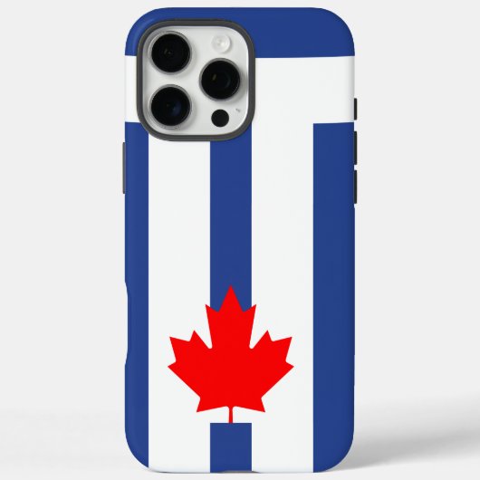 トロントの旗 Apple iPhone 16 Pro Max ケース Case-Mate iPhoneケース (裏面)