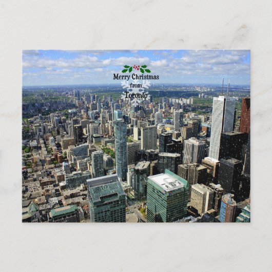 トロントの聖降誕祭お目出度う シーズンポストカード (正面)