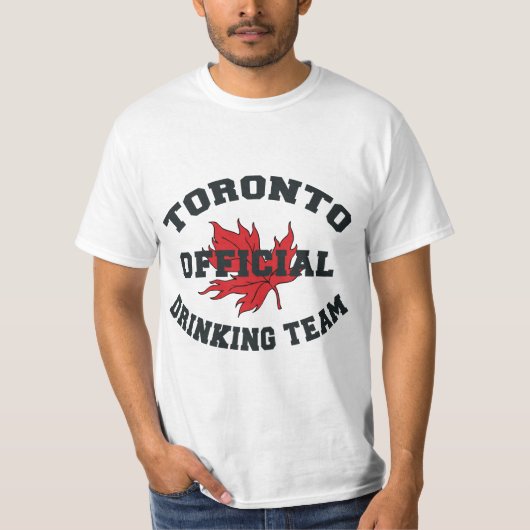 トロントの飲むチームTシャツ Tシャツ (正面)