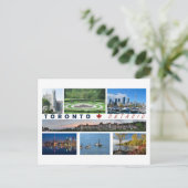 トロントオンタリオカナダ観光客ポストカードマルチビュー ポストカード (スタンド正面)