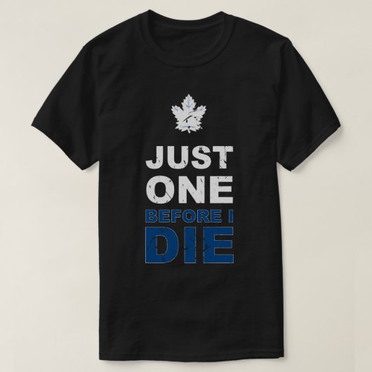 トロントカエデの葉 – Just One!! Tシャツ (デザイン正面)