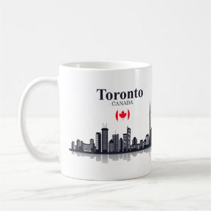 トロントカナダの都市景観のマグ コーヒーマグカップ