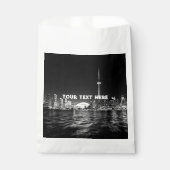 トロントカナダオンタリオ白黒ヴィンテージお気に入りB フェイバーバッグ (正面)