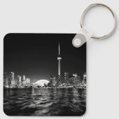 トロントカナダオンタリオ白黒ヴィンテージ キーホルダー (裏面)
