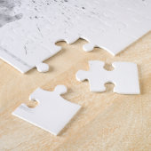 トロントカナダスカイライン白黒 ジグソーパズル (側面)