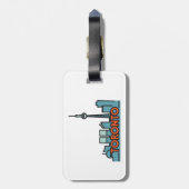 トロントカナダスカイライン ラゲッジタグ (裏面縦)