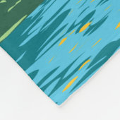 トロントカナダトラベルアートヴィンテージ フリースブランケット (角)