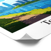 トロントカナダトラベルヴィンテージイラストレーション ポスター (角)