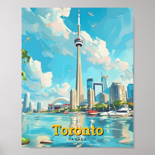 トロントカナダヴィンテージ旅行 ポスター (正面)