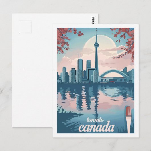 トロントカナダヴィンテージ有名トラベルプレイス ポストカード (正面/裏面)