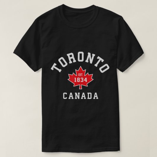 トロントカナダ国旗Maple Leaf Tees Eh.pn Tシャツ (デザイン正面)
