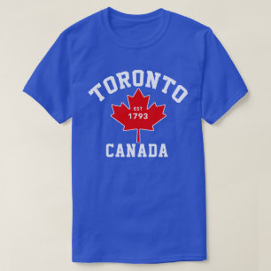 トロントカナダEst.1793の愛国心が強いTシャツ Tシャツ